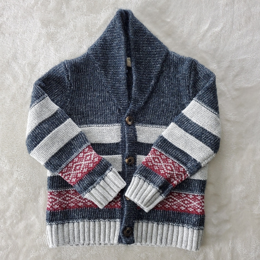 💙 TUCKER & TATE - Button DOWN Sweater - Size 24M